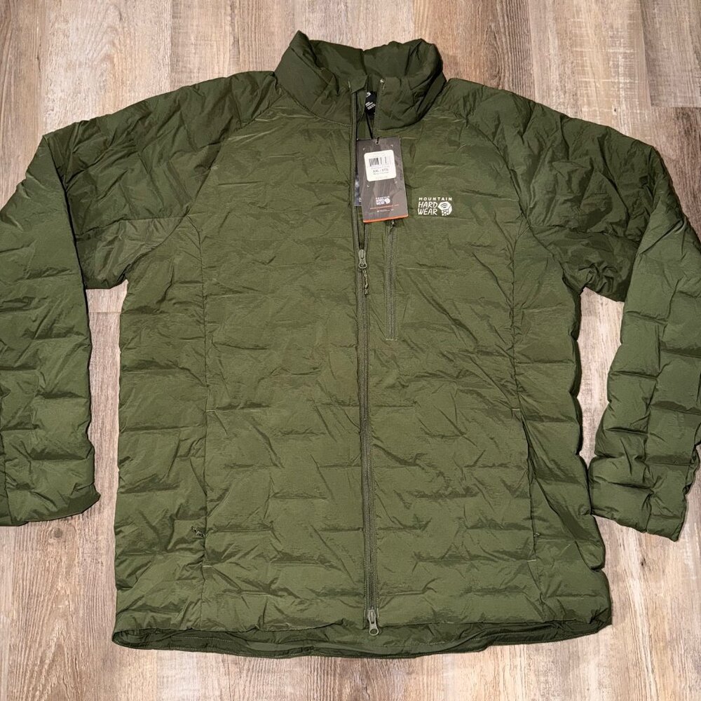 Mountain Hardwear Men's StretchDown Jacket, Surplus Green,NWT